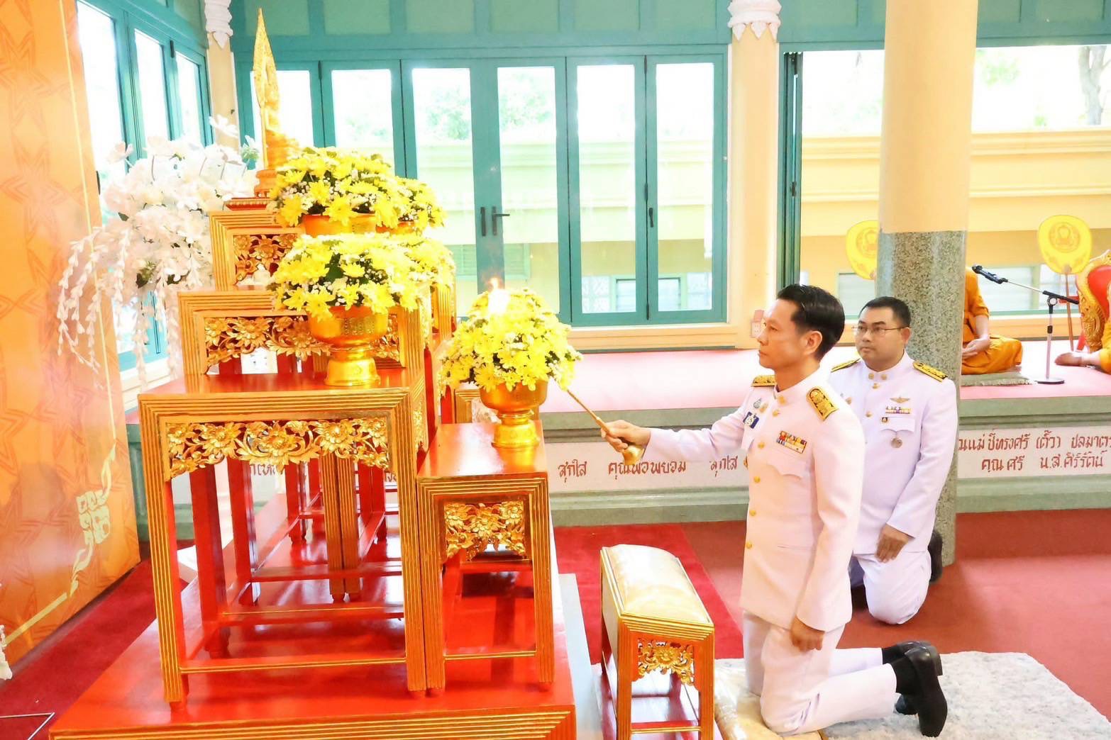 ร่วมพิธีเจริญพระพุทธมนต์เฉลิมพระเกียรติสมเด็จพระเจ้าน้องนางเธอ เจ้าฟ้าจุฬาภรณวลัยลักษณ์ อัครราชกุมาร…