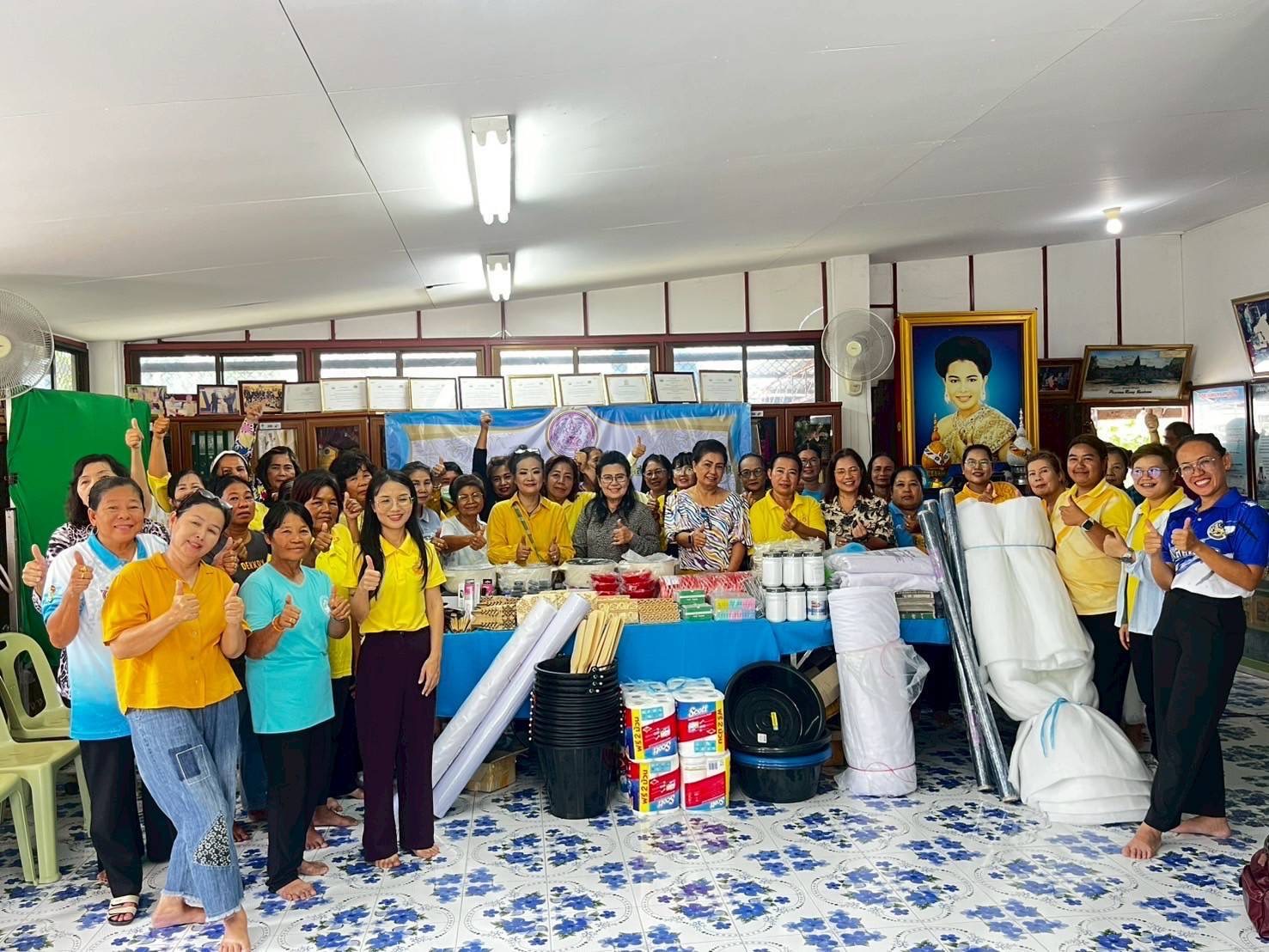 ลงพื้นที่เปิดการฝึกอบรมอาชีพตามโครงการพัฒนาทักษะอาชีพ เพิ่มโอกาส สร้างรายได้แก่สตรีและครอบครัวเปราะบ…