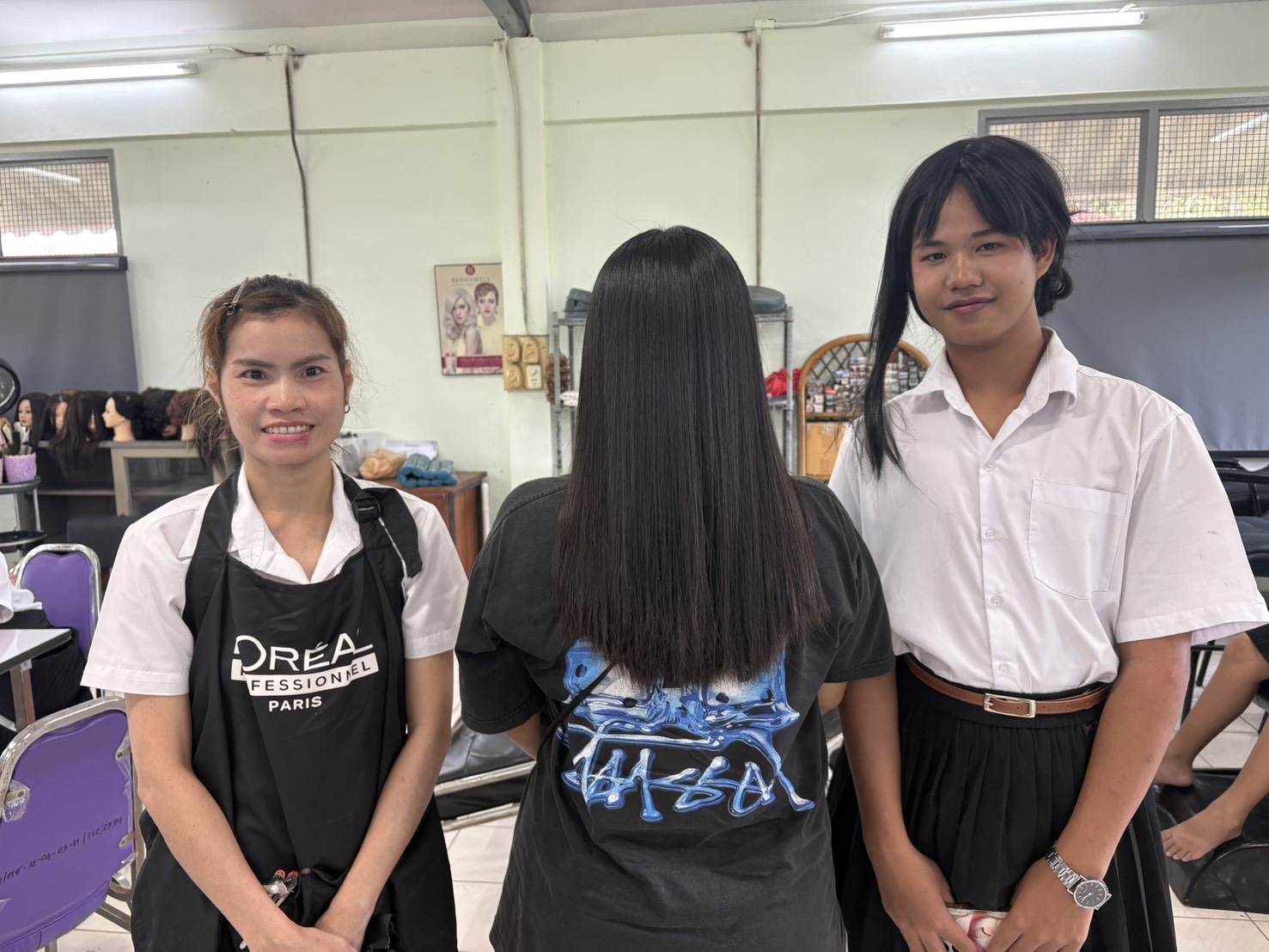 ให้บริการเสริมสวยครบวงจรฟรี