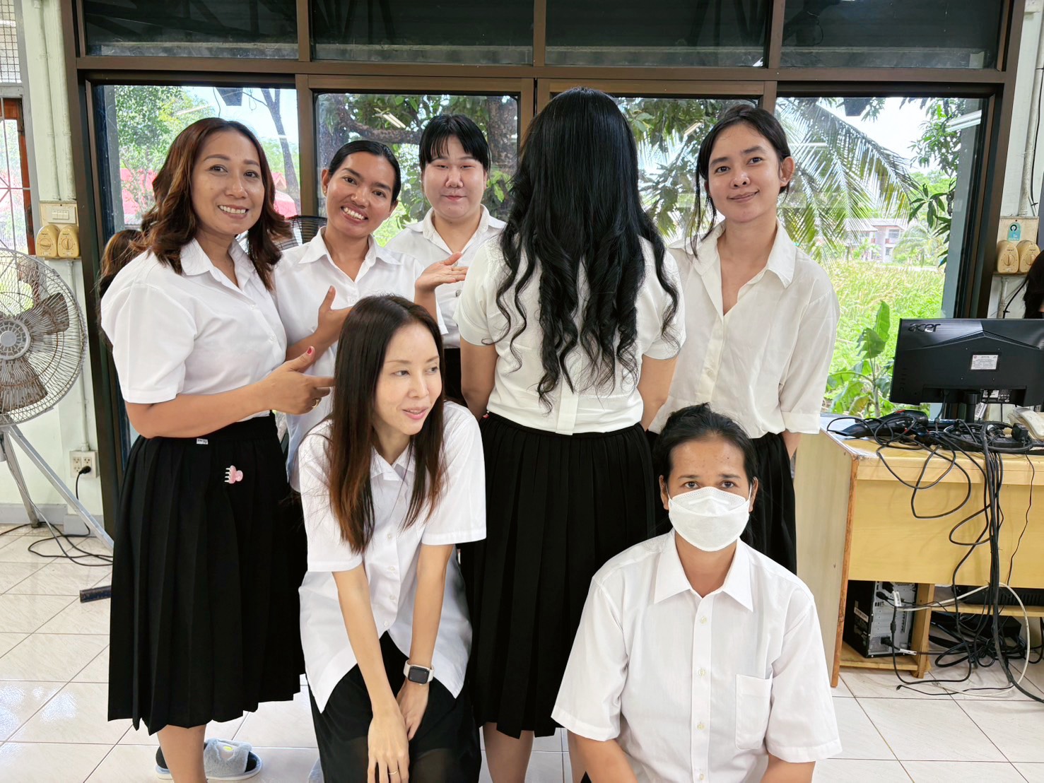ให้บริการเสริมสวยครบวงจรฟรี