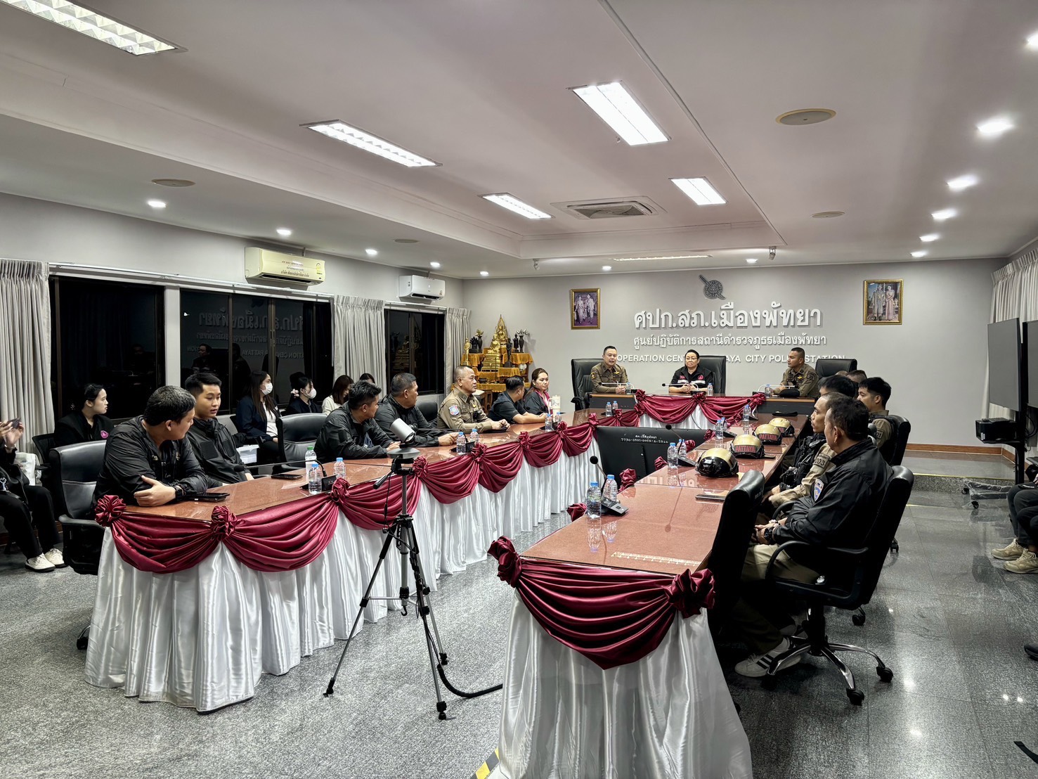 ร่วมจัดระเบียบกวาดล้างการค้าประเวณี ตามมาตรา 5 พ.ร.บ.ป้องกันและปราบปรามการค้าประเวณี พ.ศ. 2539