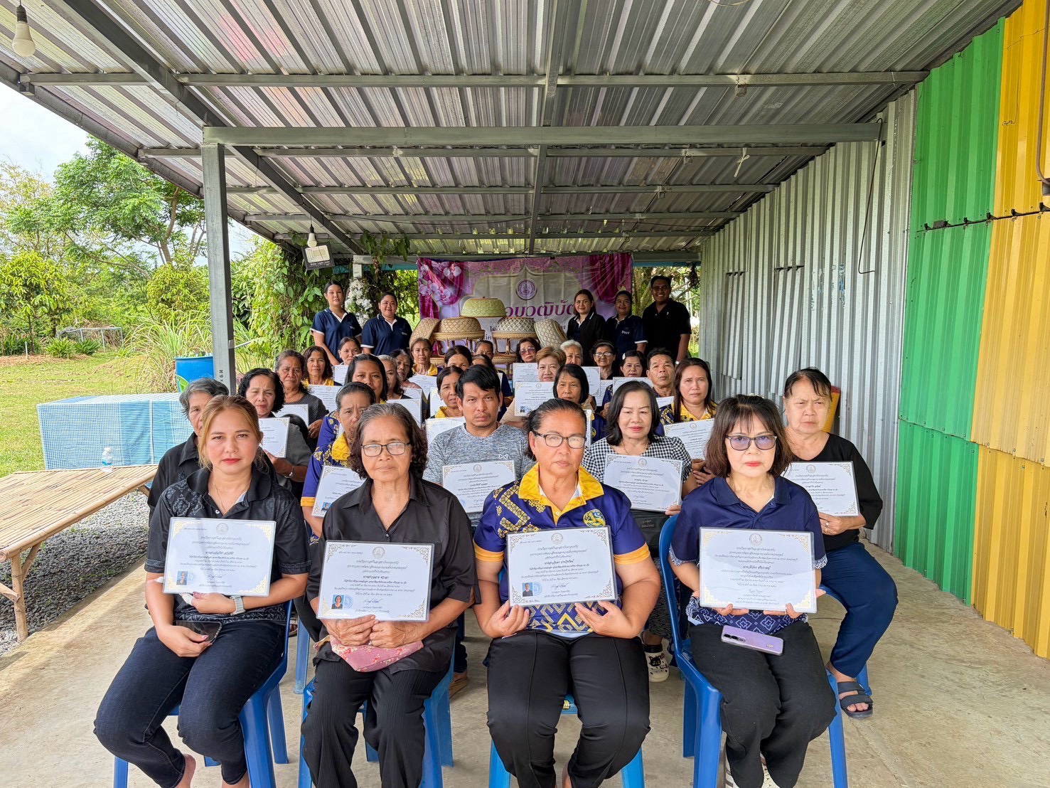 มอบวุฒิบัตรแก่ผู้สำเร็จการฝึกอบรมกิจกรรมสร้างชีวิตใหม่ให้แก่สตรีและครอบครัว ปีงบประมาณ 2569 พื้นที่จ&hellip;