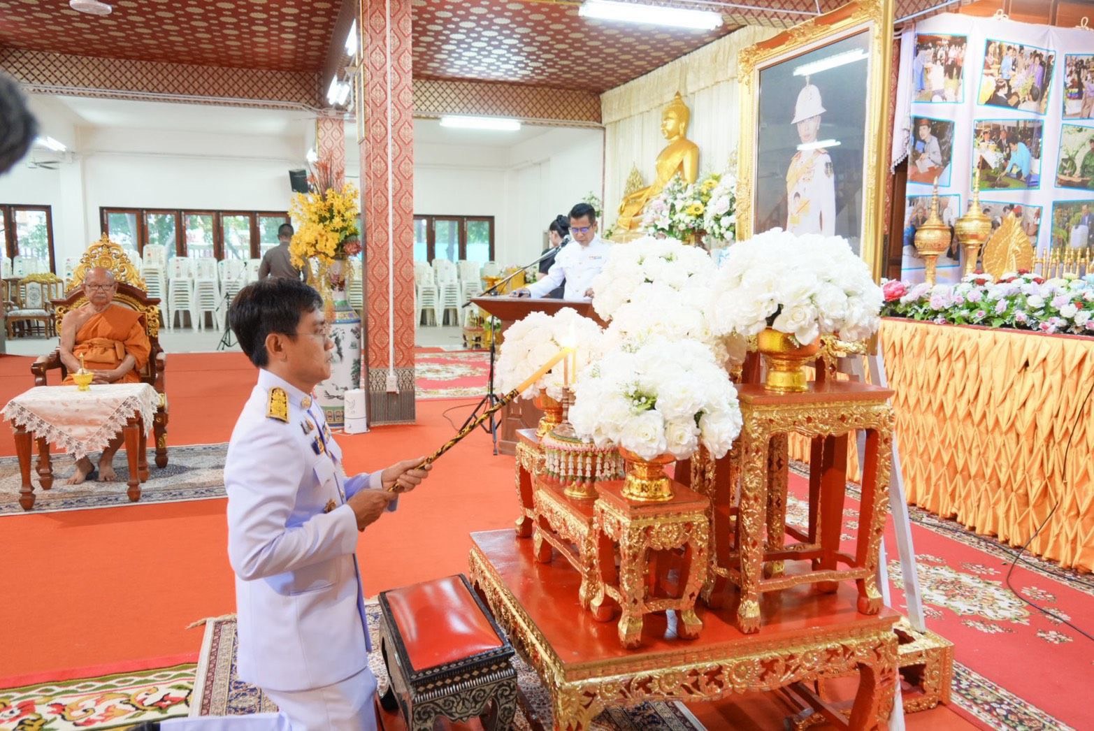 ร่วมพิธีบำเพ็ญกุศลสตมวาร (100 วัน) เพื่ออุทิศถวายเป็นพระกุศลแด่สมเด็จพระเจ้าลูกเธอ เจ้าฟ้าพัชรกิติยา&hellip;